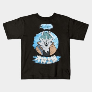 BRAND NEW ANIMAL (BNA): SHIROU OGAMI (WOLF) GRUNGE STYLE Kids T-Shirt